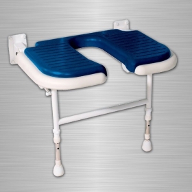 Siège de douche large en U